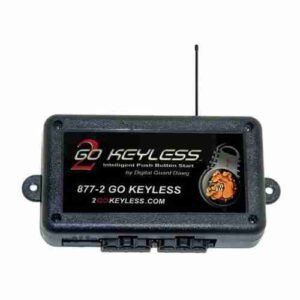 A black box with a remote control on it.