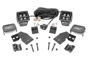 LED Light Kit | Front Mount | 2" Black Pair | White DRL | Polaris XPEDITION ADV 5