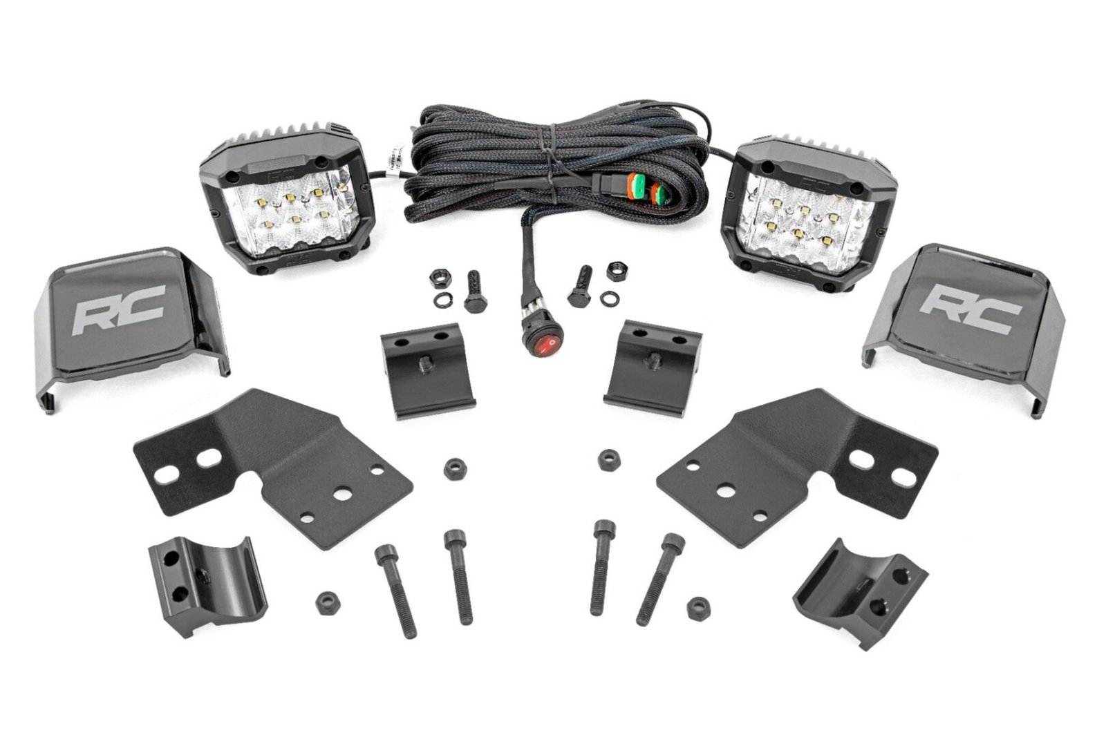LED Light Kit | Front Mount | 3" Chrome Pair | Wide Angle | Polaris XPEDITION ADV 5